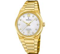 Festina Swiss Made Ladies Gold PVD-Plated Steel Watch with Bracelet F20058/1