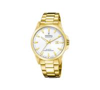Festina Swiss Made Mens Gold PVD-Plated Steel Watch with Bracelet F20044/2