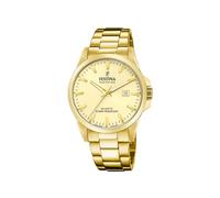 Festina Swiss Made Mens Gold PVD-Plated Steel Watch with Bracelet F20044/4