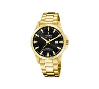 Festina Swiss Made Mens Gold PVD-Plated Steel Watch with Bracelet F20044/6