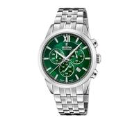 Festina Swiss Made Mens Steel Chronograph Watch with Bracelet F20040/3