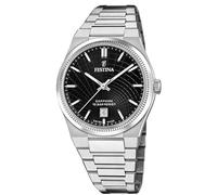 Festina Swiss Made Mens Steel Watch with Steel Bracelet F20051/6