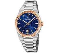Festina Swiss Made Rivé F20066/3 - Woman - 35 mm - Analogue - Quartz - Sapphire Glass Blue 20 mm