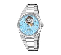 Festina Swiss Made Rivé Open Heart Automatic (35mm) Light Blue Dial/Stainless Steel Bracelet F20054/4