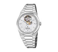 Festina Swiss Made Rivé Open Heart Automatic (35mm) Silver Dial/Stainless Steel Bracelet F20054/1