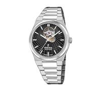 Festina Swiss Made Rivé Open Heart Automatic (40mm) Black Dial/Stainless Steel Bracelet F20053/4