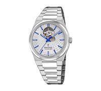Festina Swiss Made Rivé Open Heart Automatic (40mm) Silver Dial/Stainless Steel Bracelet F20053/1