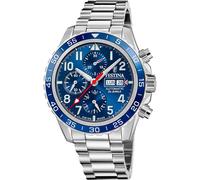 Festina Swiss Made Valjoux F20055/3 - Man - 46 mm - Automatic - Sapphire Glass Blue 22 mm