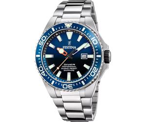 Festina The Originals Blue Dial Quartz Diver's 200M F20663-1 Men's Watch