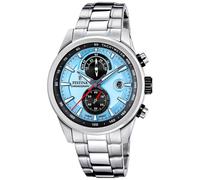 Festina Timeless Chronograph F20694/2 - Man - 44 mm - Analogue - Quartz - Mineral Glass Iced Blue 20 mm