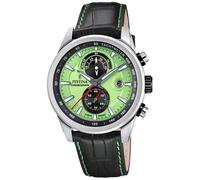 Festina Timeless Chronograph F20695/3 - Man - 44 mm - Analogue - Quartz - Mineral Glass Green 20 mm