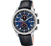 Festina Men's Chronograph Watch F20695/5 - Stainless Steel, Leather Strap