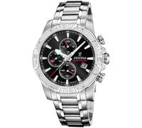 Festina Timeless Chronograph F20704/3 - Man - 45 mm - Analogue - Quartz - Mineral Glass Black 20 mm