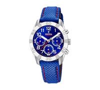 Festina Unisex Child Chronograph Quartz Watch with Leather Strap F20346/2