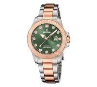 Festina F20505/4 Women's Boyfriend Green Dial Wristwatch