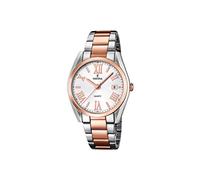 Festina Women's F16795/1 Quartz Watch with White Dial Analogue Display and Multi-Colour Stainless Steel Bracelet