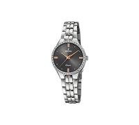 Festina Womens Quartz Watch, Analogue Classic Display and Stainless Steel Strap F20218/2