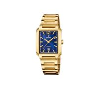 Festina Women's Watch On The Square F20680/3 – Gold PVD-Plated Steel, Steel Bracelet