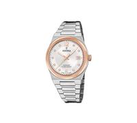 Festina Women's Watch F20037/1 Swiss Made Stainless Steel Case 316L Multi Stainless Steel Strap 316l Silver, metallic silver, Bracelet