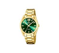 Festina Ladies Festina Alegria Gold Watch F20640/9 - Gold and Green gold and green One Size