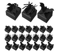 Festival 3D Halloween Candy Storage Box User Friendly 3D Black Card Sweet Box Heavy Duty Holder Multi-Use