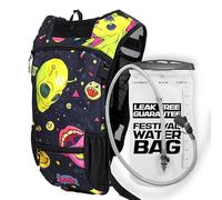 Festival Approved Hydration Backpack Rave | Anti-Theft Chest Pockets, 2L Bladder Included, Lightweight Ripstop Design (Astral Rave)