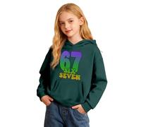 Festival Carnival Print Girls Pullover Hooded Sweatshirt Soft Casual Outerwear for Toddler and Youth Sparkle Top Jumper Age 9 Gold Tshirt Kids Belly Dancer Boys Summer Shirt