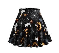 Festival Clothes for Women Halloween Y2k Skirt- High Waist Cute Cosplay Plus Size Dark Style Renaissance Victorian Retro Traditional Steampunk Gothic Vampire Medieval Goth Skirts Carnival Party