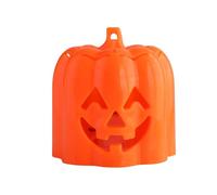 Festival Decorations LED Glowing Candle for Halloween Pumpkin Outdoor Ornaments for The Garden (Orange, 10x10x5cm)