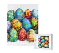 Festival Eggs Printed Wooden Intelligence Puzzle 38x52 CM, 500 Pieces(boxed) Jigsaw Puzzles Education Game for Adults, Home Decoration Puzzle
