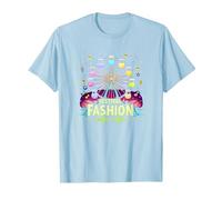 Festival Fashion Ferris Wheel Music Neon Party T-Shirt, Men, Baby Blue, 3XL