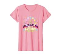 Festival Fashion Ferris Wheel Music Neon Party T-Shirt, Women, Pink, 3XL