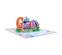 Festival Foldable Paper Greeting Card Party Supplies Elegant Foldable Card For Celebrating Graduate And Retirees Appreciation Thanks