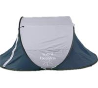 Festival Freestylers 2 person pop up tent, waterproof with sewn in ground sheet, light weight with handy carry case (Blue)