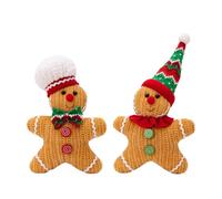 Festival Gingerbreads Man Flat Hangings Handmade Gingerbreads Man Festival Hangable Ornament For Gifting And Decoration Lovely