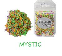 Festival Glitter Mixed Chunky - for Body Face Nail Art Tattoo - 200 Colours (Bag, Mystic - F445.2)