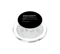 Festival Goer Dictionary Funny Event Attendee PopSockets PopGrip for MagSafe