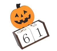 Festival Halloween Countdown Decorative Party Planning and Lovers Wood Calendar is easy to use and portable