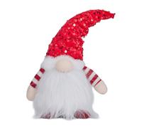 Festival Handmade Plush Dwarf Doll Toy Light Christmas Decoration Soft Holiday Ornament Home Office Pet Safety Rudolf Plush Decoration