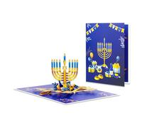 Festival Of Lights 3D Hanukkah Pop Up Card
