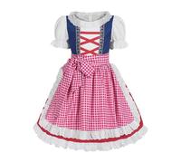 Festival Outfit Girls - German Costume Dress, Youth Party Apparel | Oktoberfest Bavarian Wear Set, Traditional Celebration Clothing, Kids Cultural Uniform With Fancy Occasion Scenario For Friends Gath