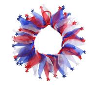 Festival Pet Collar Adjustable Polyester Neckband for Cats and Pets | Independence Day Party, Birthday Party Decoration, Comfortable Elastic Fit, Unique Stylish Design for Pet Owners