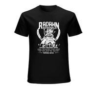 Festival Radahn Men's Clothing Elden Ring Humorotee Shirt Short Sleeve Round Collar T-Shirt for Men 100% Cotton Printed Tops Black XXL