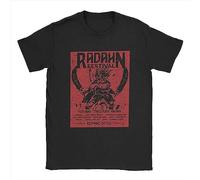 Festival Radahn t Shirt for Men Pure Cotton HumoroMen T Shirt Round Neck Elden Ring Gift Tees Short Sleeve Tops Birthday Present Black