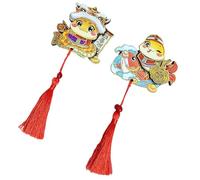 Festival Refrigerator Magnets Wood Carved Chinese Snake Years Fridge Sticker 2025 Home Decoration Snake Year Decorations