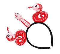 Festival Snake Headband For Chinese New Year Celebrations Adjustable 3D Snake Hairhoop For Adults And Kids All Age