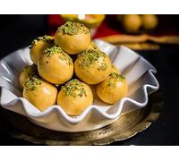 Festival Special Premium (Besan Ladoo 500g) Delicious Indian Traditional Sweets To Sweeten Up Your Celebration Best Gift For All Occasions Rakhi,NewYear,Diwali,Holi