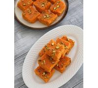 Festival Special Premium (Gajar Kalakand) Delicious Indian Traditional Sweets To Sweeten Up Your Celebration Best Gift For All Occasions Marriage,Diwali,Holi Sold By Kidzbuzz (1kg)