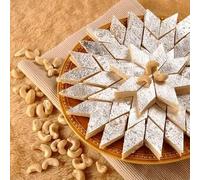 Festival Special Premium (Kaju Barfi Mithai 2kg) Delicious Indian Traditional Sweets To Sweeten Up Your Celebration Best Gift For All Occasions Marriage,Diwali,Holi,Raksha Bandhan Sold By Kidzbuzz