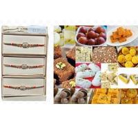 Festival Special Premium (Mixed Mithai W/Rakhi) Delicious Indian Traditional Sweets To Sweeten Up Your Celebration Best Gift Special For Rakhi, Marriage,Diwali,Holi (500g W/Rakhi)